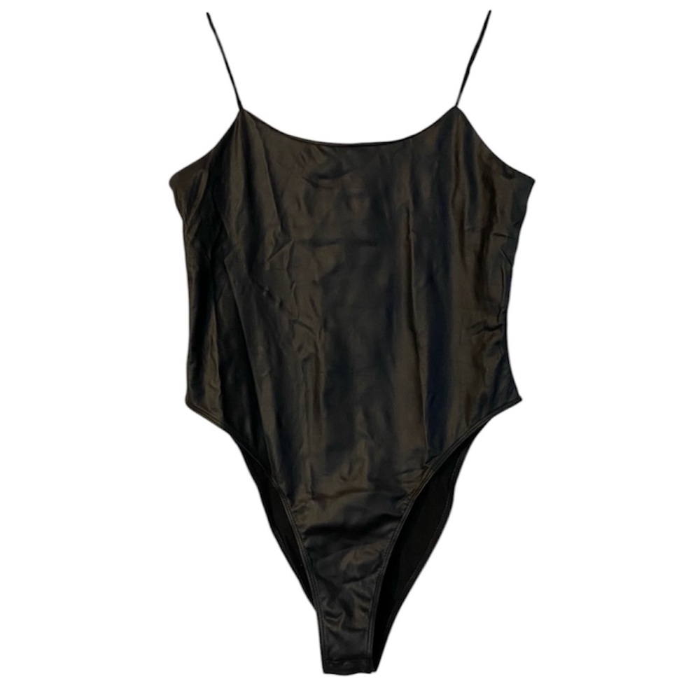 Black Spaghetti Strap Body Suit